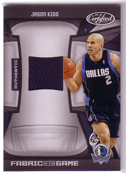2009-10 Certified Fabric of the Game #2 Jason Kidd/250