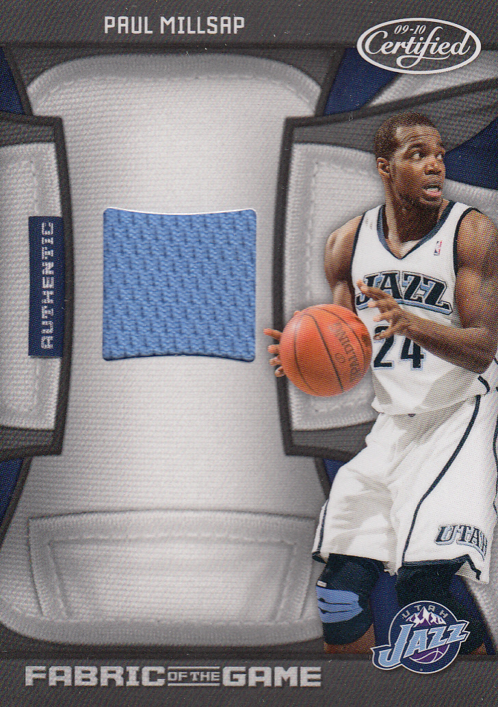 2009-10 Certified Fabric of the Game #50 Paul Millsap/250