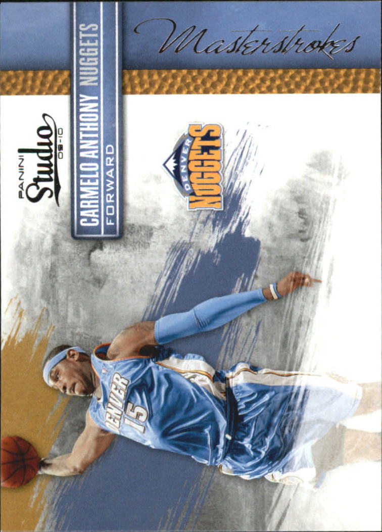 2009-10 Studio Masterstrokes #4 Carmelo Anthony