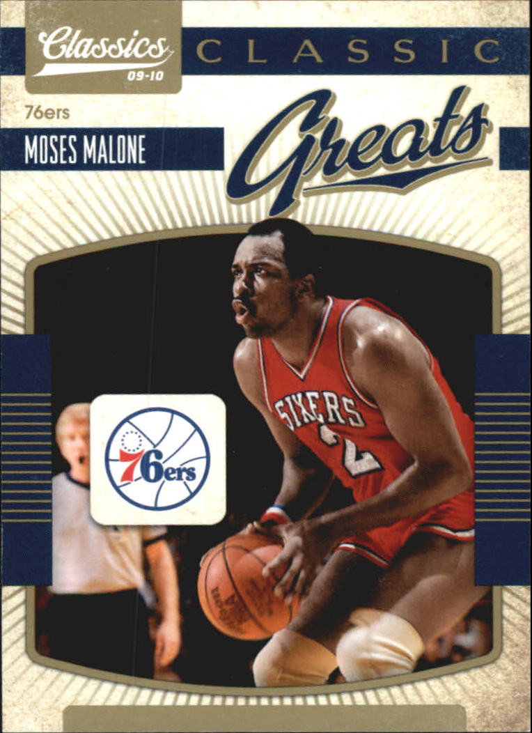 2009-10 Classics Classic Greats #22 Moses Malone on Fanatics Collect