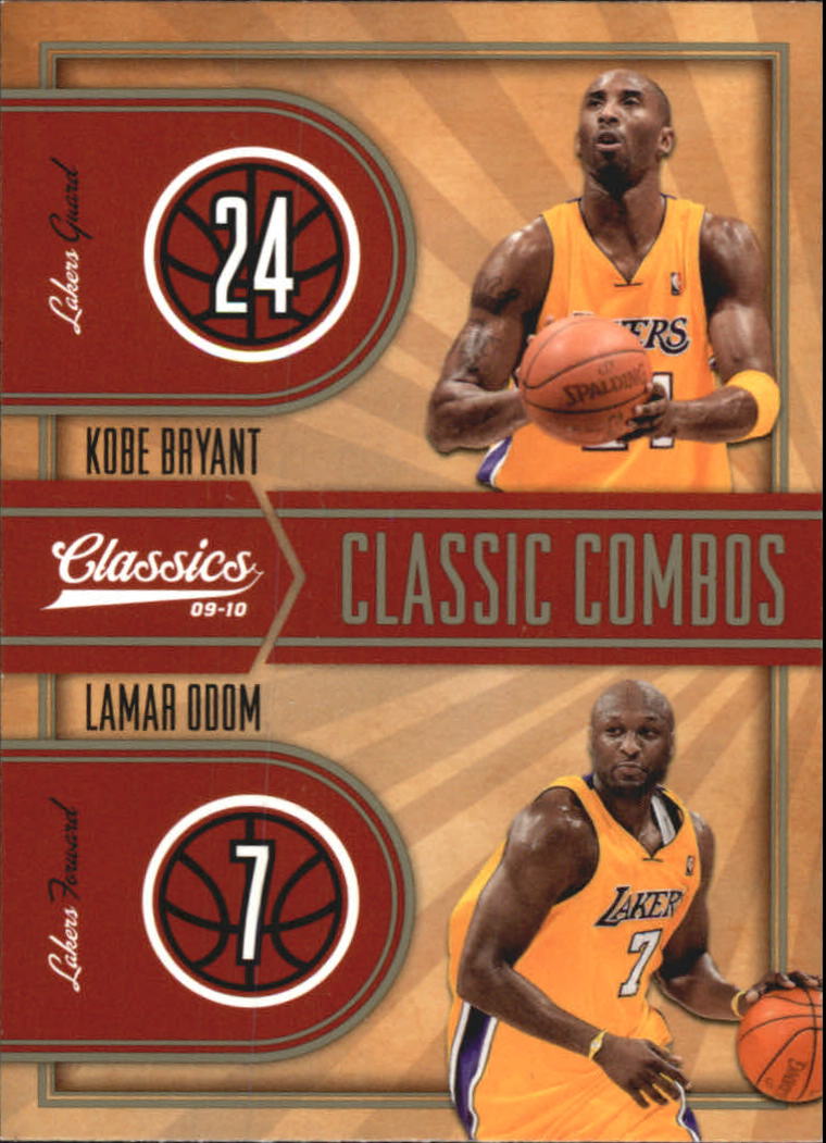 2009-10 Classics Classic Combos #1 Kobe Bryant/Lamar Odom
