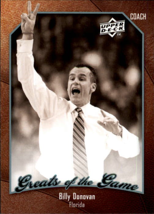 2009-10 Greats of the Game #29 Billy Donovan