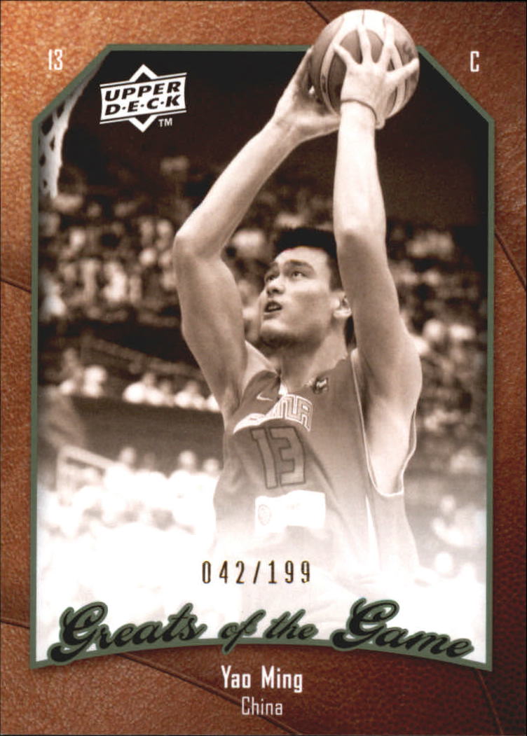 2009-10 Greats of the Game 199 #41 Yao Ming