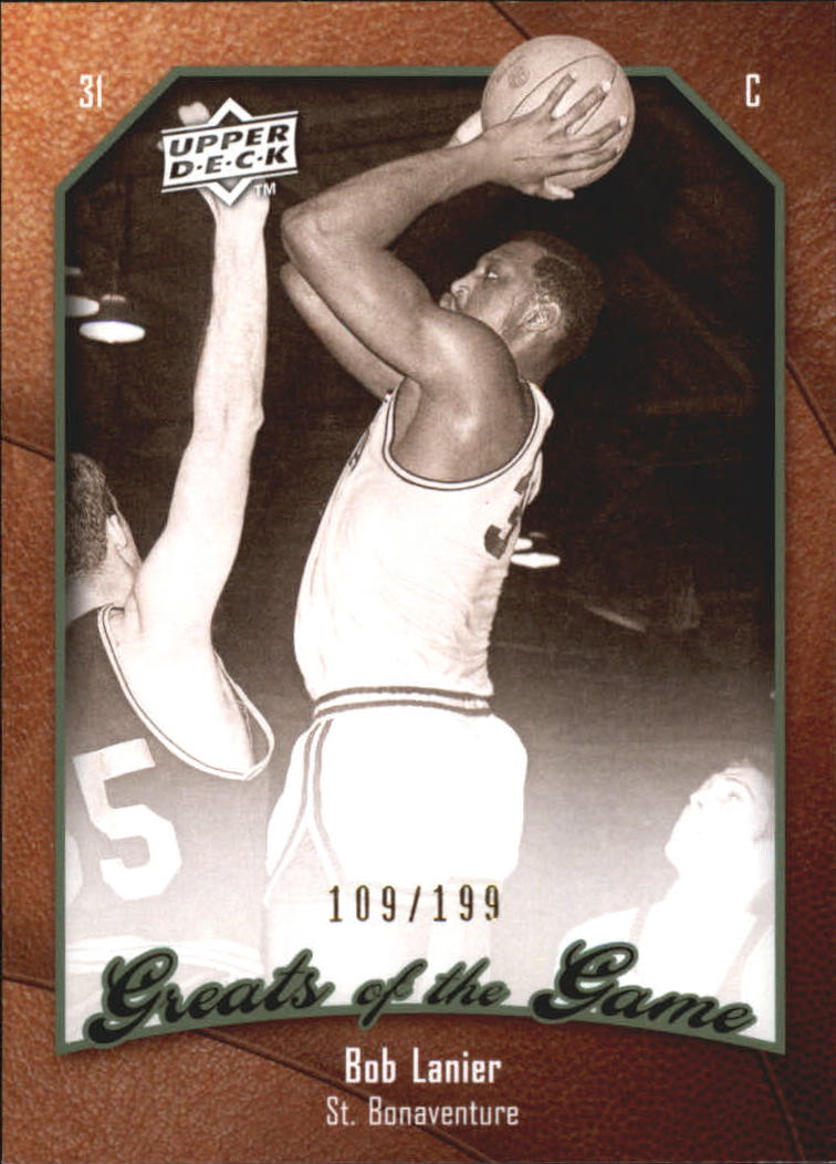 2009-10 Greats of the Game 199 #51 Bob Lanier