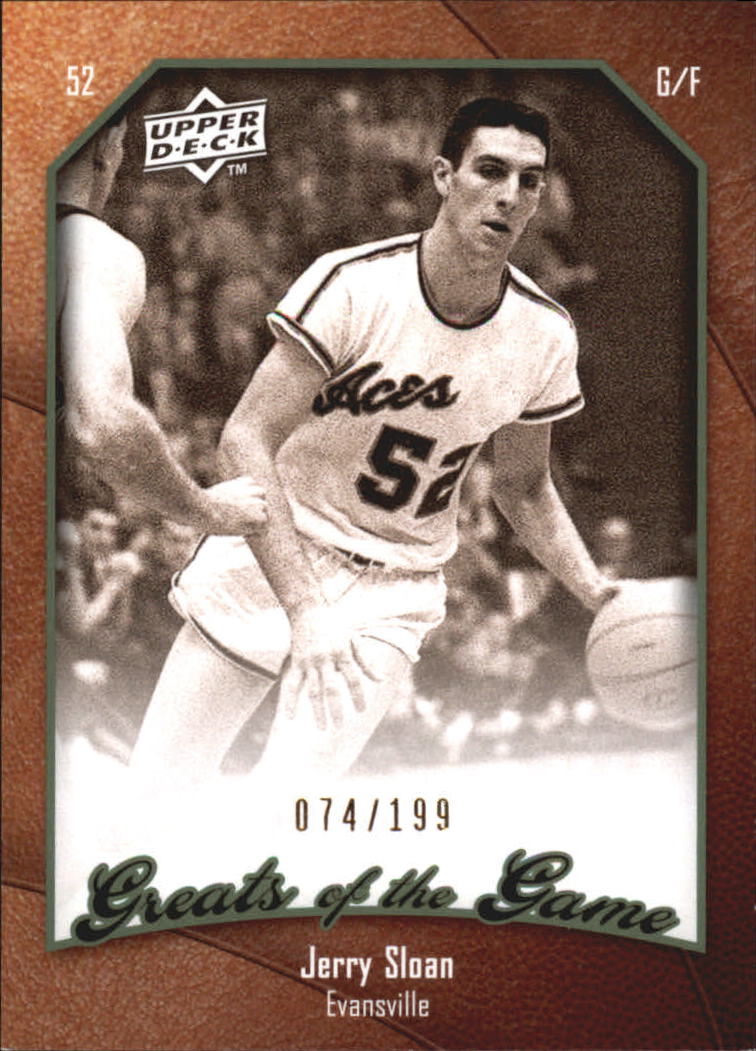 2009-10 Greats of the Game 199 #68 Jerry Sloan