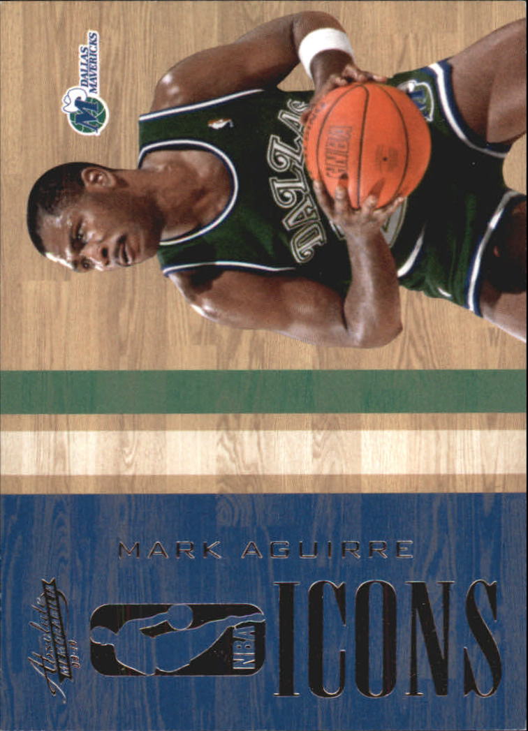 2009-10 Absolute Memorabilia Retail NBA Icons #14 Mark Aguirre