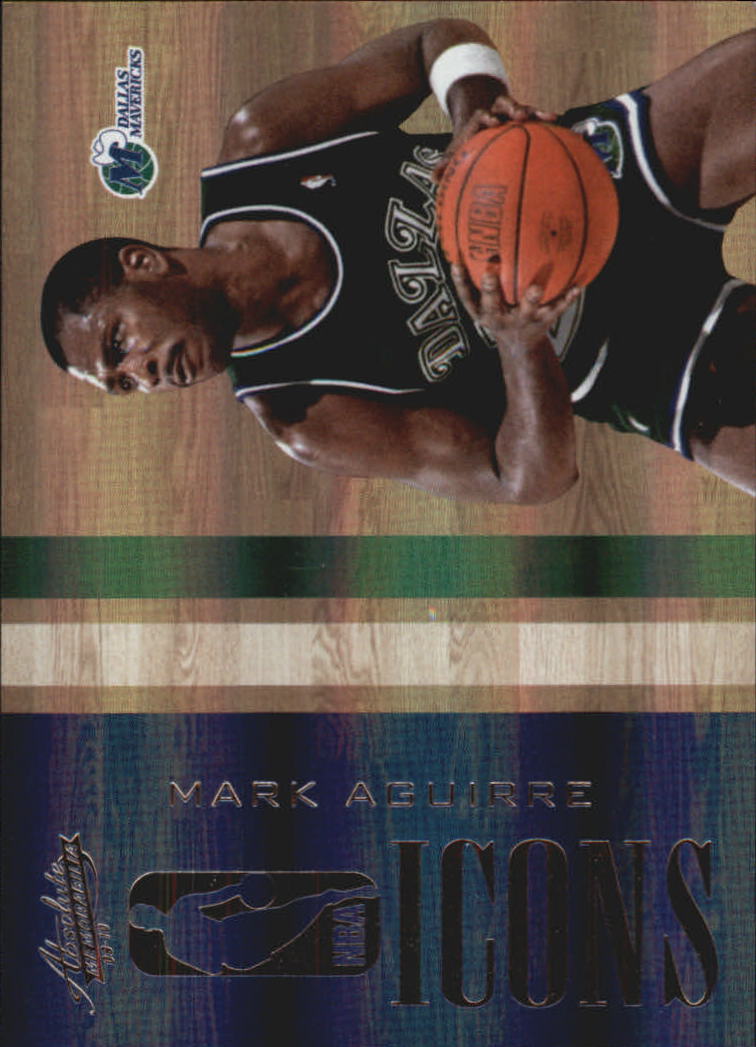 2009-10 Absolute Memorabilia NBA Icons #14 Mark Aguirre
