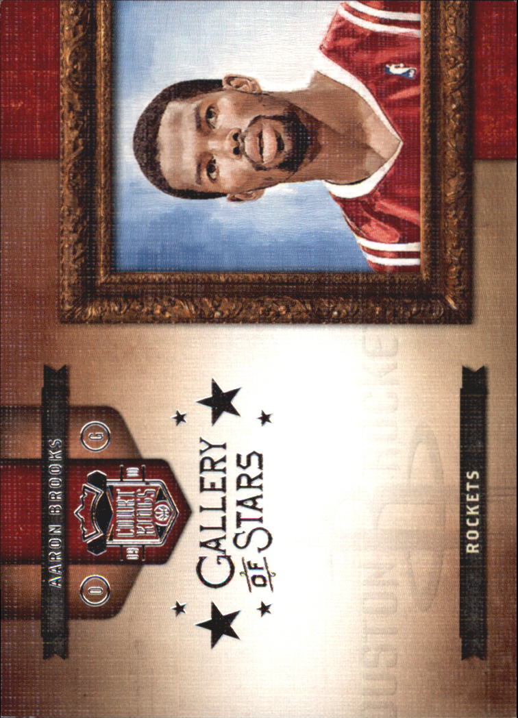 2009-10 Court Kings Gallery of Stars Silver #1 Aaron Brooks