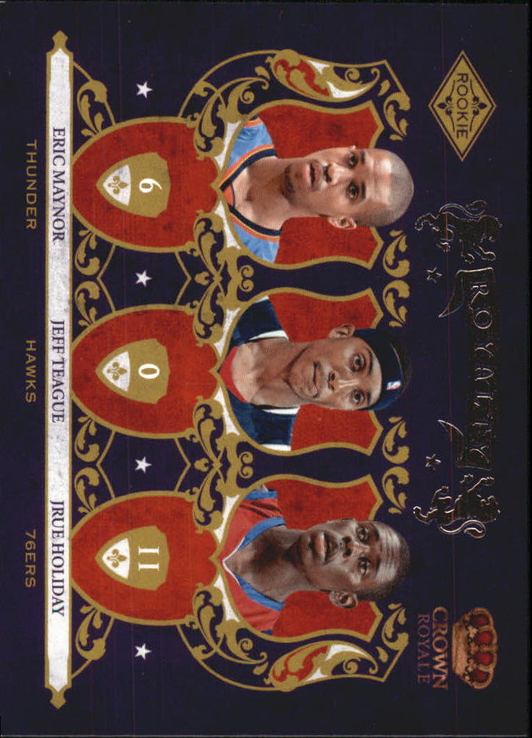 2009-10 Crown Royale Rookie Royalty #6 Eric Maynor/Jeff Teague/Jrue Holiday