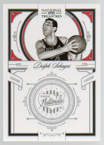 2009-10 Playoff National Treasures #104 Dolph Schayes LEG