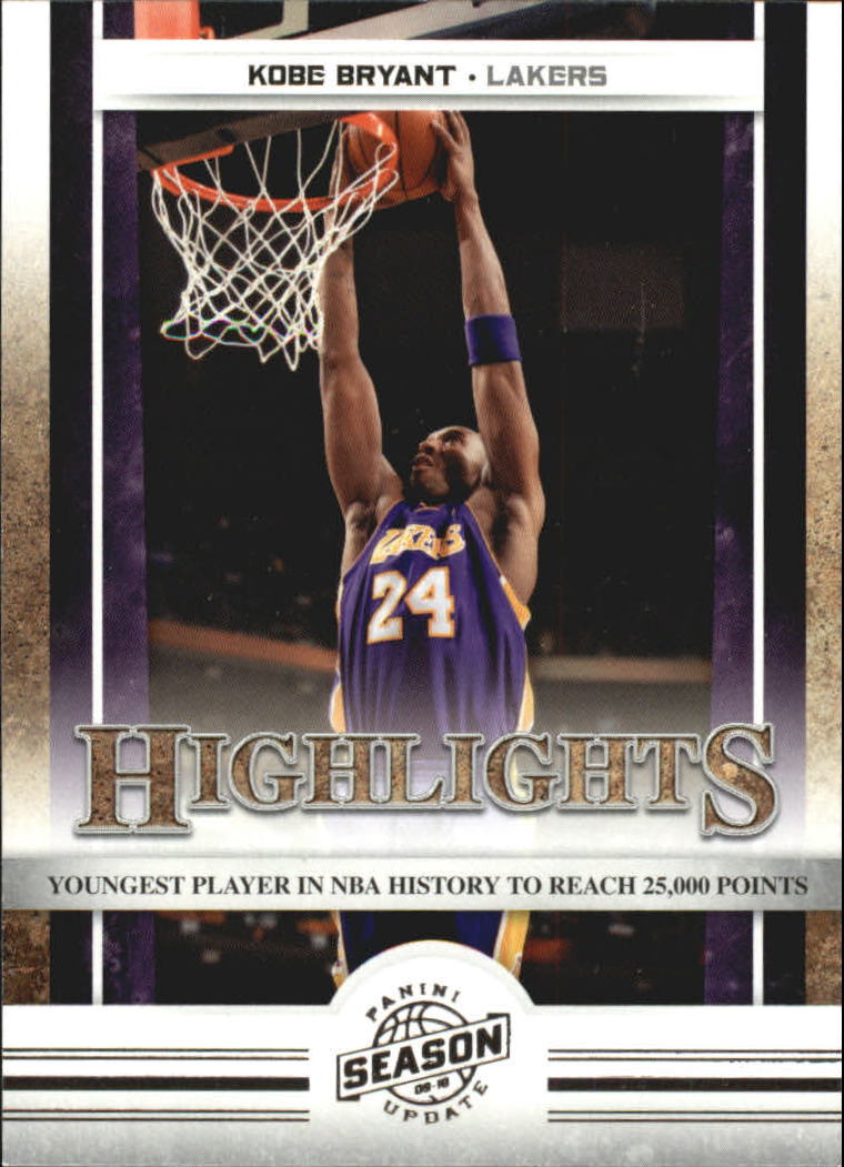 2009-10 Panini Season Update #13 Kobe Bryant HL