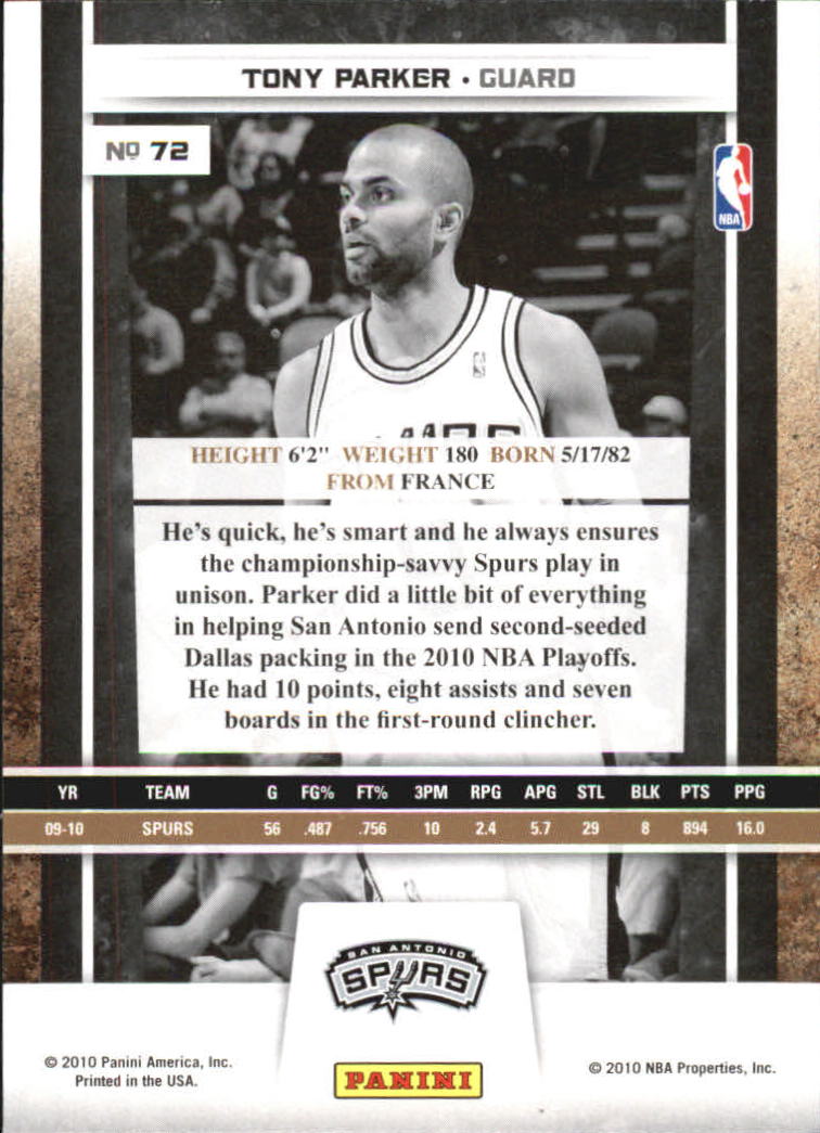 Tony Parker cards (2002-2018) Spurs Hornets - You Choose - Picture 146 of 227