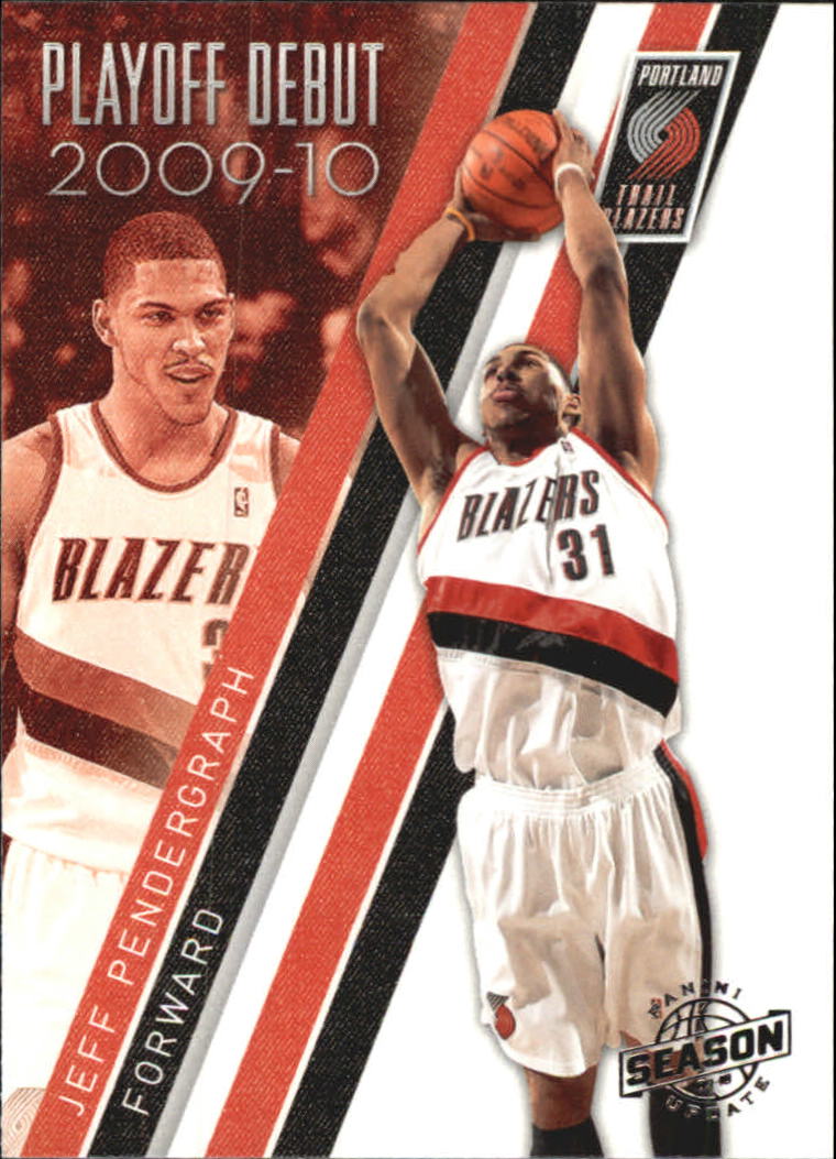 2009-10 Panini Season Update Playoff Debuts #12 Jeff Pendergraph