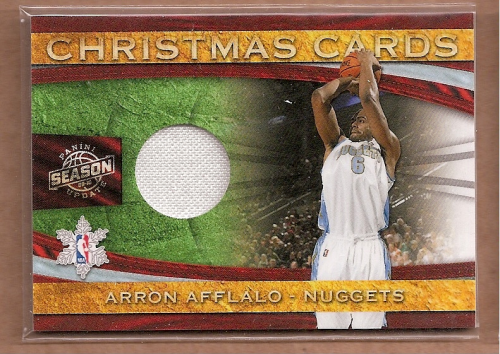 Camiseta deportiva de materiales de tarjetas de Navidad con actualización de temporada Panini 2009-10 TÚ ELIGES - Imagen 3 de 20