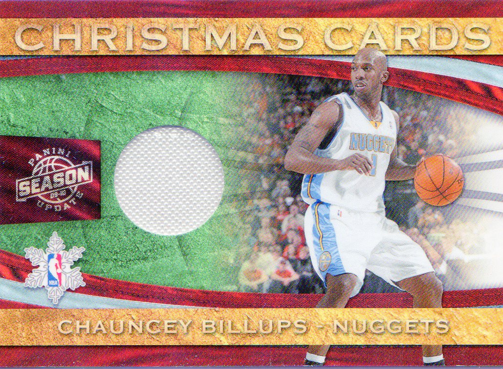 2009-10 Panini Season Update Christmas Cards Materials #9 Chauncey Billups