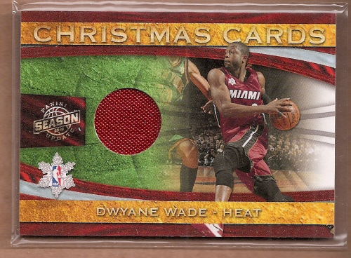2009-10 Panini Season Update Christmas Cards Materials #13 Dwyane Wade