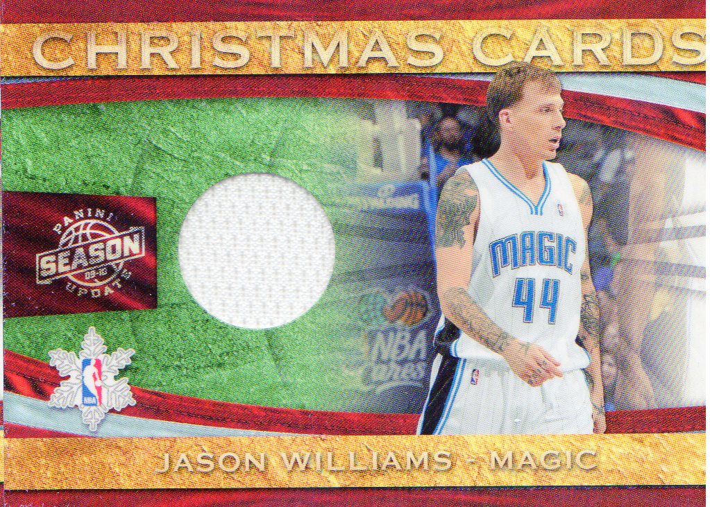 2009-10 Panini Season Update Christmas Cards Materials #21 Jason Williams