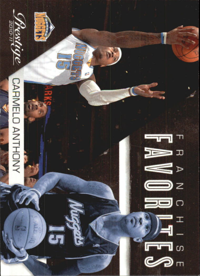 2010-11 Prestige Franchise Favorites #21 Carmelo Anthony