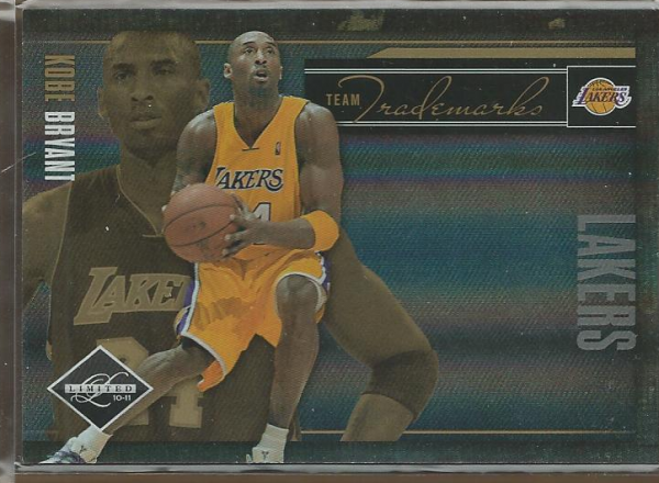 2010-11 Limited Team Trademarks Gold Spotlight #14 Kobe Bryant