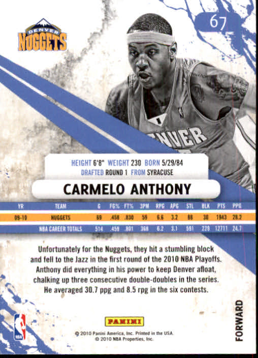 Carmelo Anthony cards (2004-2023) Nuggets Thunder Knicks Blazers - You Choose - Bild 143 von 284