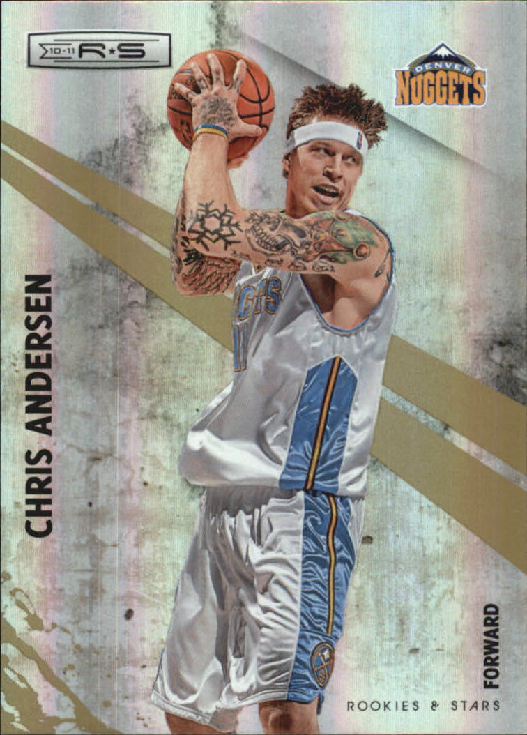 2010-11 Rookies and Stars Gold Holofoil #69 Chris Andersen