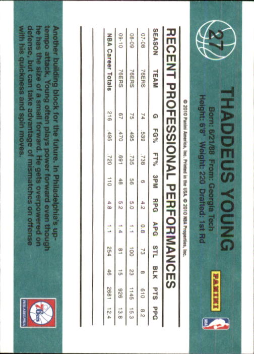 2010-11 Donruss Basketball Card Pick (Base) 1-109 - Picture 48 of 198
