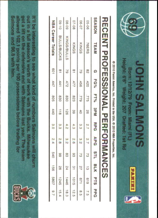 2010-11 Donruss Basketball Card Pick (Base) 1-109 - Picture 124 of 198