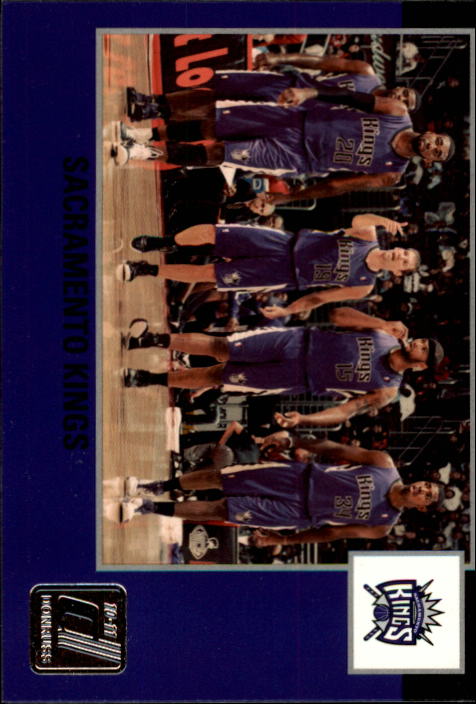2010-11 Donruss #292 Sacramento Kings CL