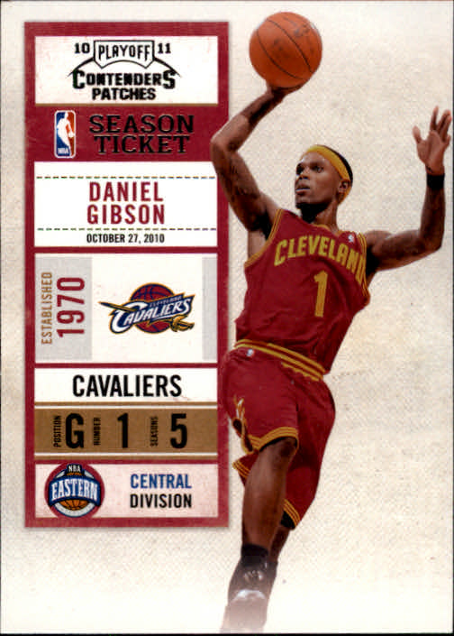 2010-11 Playoff Contenders Patches #75 Daniel Gibson