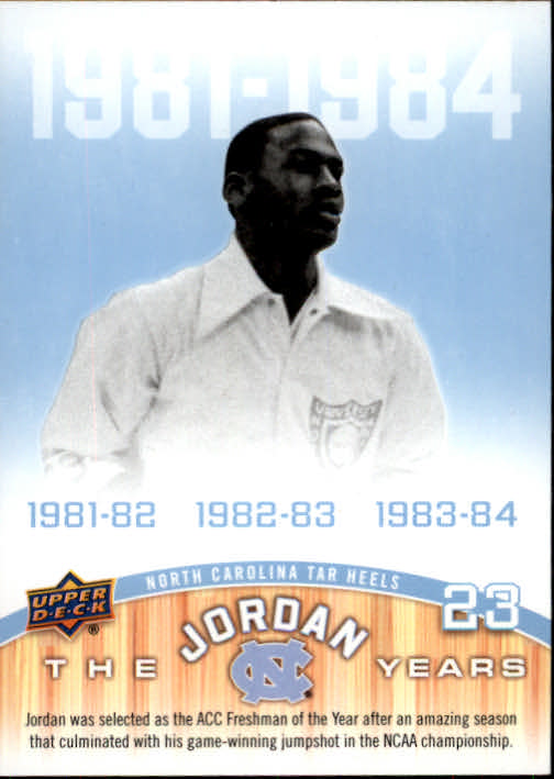 2010-11 Upper Deck North Carolina #168 Michael Jordan JY