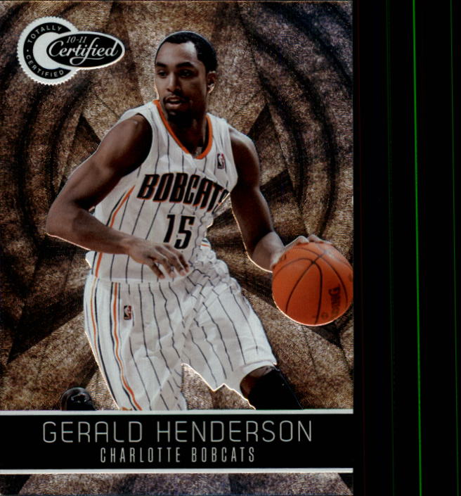 2010-11 Totally Certified #7 Gerald Henderson