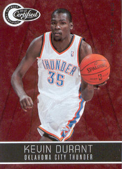 2010-11 Totally Certified Red #126 Kevin Durant