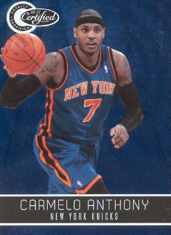 2010-11 Totally Certified Blue #65 Carmelo Anthony