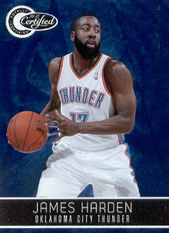 2010-11 Totally Certified Blue #129 James Harden