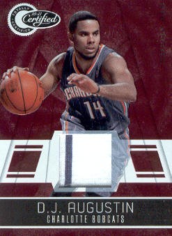 2010-11 Totally Certified Red Materials #5 D.J. Augustin/249