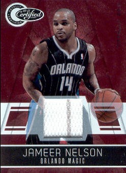 2010-11 Totally Certified Red Materials #76 Jameer Nelson/249