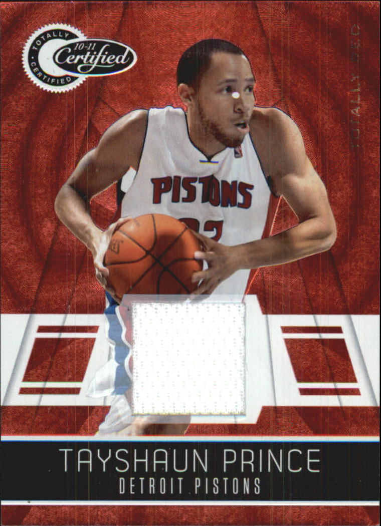 2010-11 Totally Certified Red Materials #104 Tayshaun Prince/249