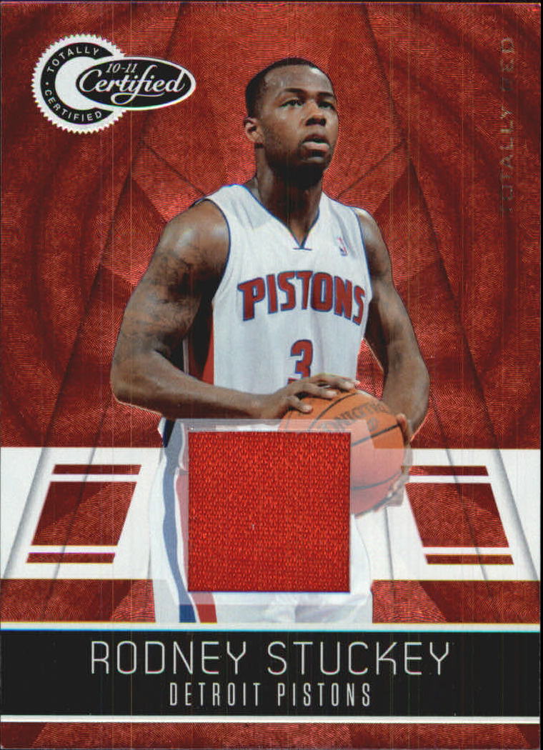 2010-11 Totally Certified Red Materials #105 Rodney Stuckey/199