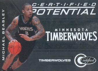 2010-11 Totally Certified Potential #9 Michael Beasley