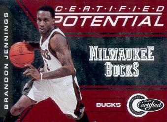 2010-11 Totally Certified Potential Red #7 Brandon Jennings