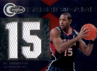 2010-11 Totally Certified Fabric of the Game Jumbo Jersey Number #13 Al Horford/299