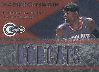 2010-11 Totally Certified Fabric of the Game Jumbo Team #12 Stephen Jackson/299