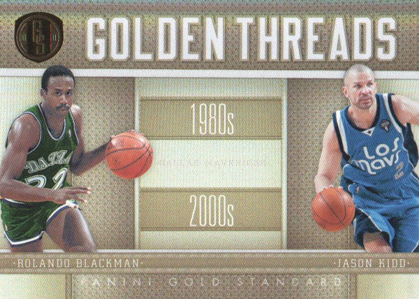 2010-11 Panini Gold Standard Golden Threads #5 Rolando Blackman/Jason Kidd