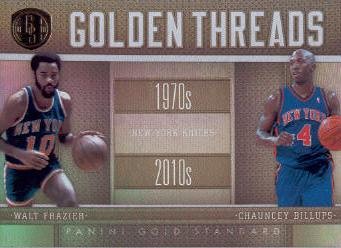 2010-11 Panini Gold Standard Golden Threads #6 Walt Frazier/Chauncey Billups