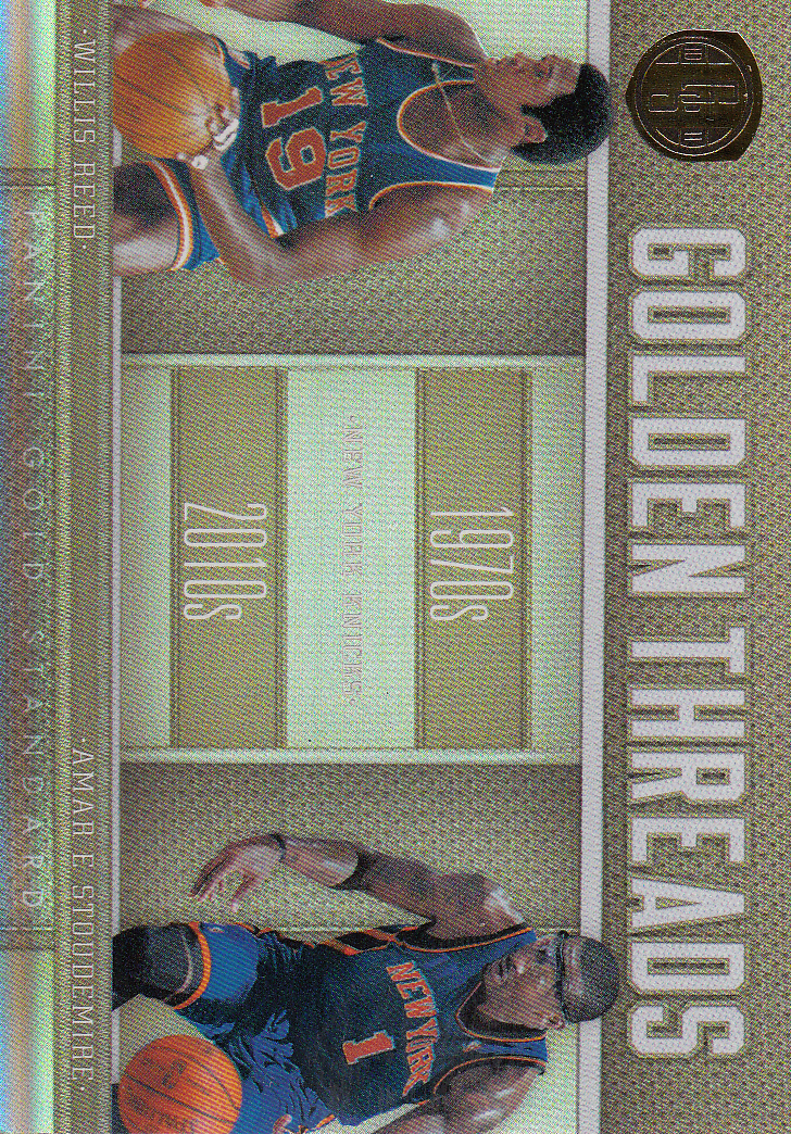 2010-11 Panini Gold Standard Golden Threads #10 Willis Reed/Amare Stoudemire