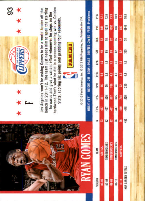 A3948- 2011-12 Hoops Basketball Card #s 1-279 -You Pick- 15+ FREE US SHIP - Picture 165 of 457