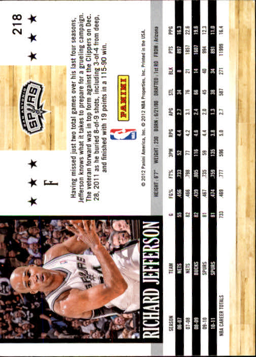 A3948- 2011-12 Hoops Basketball Card #s 1-279 -You Pick- 15+ FREE US SHIP - Picture 395 of 457