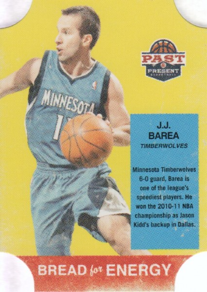 2011-12 Panini Past and Present Bread for Energy #3 J.J. Barea