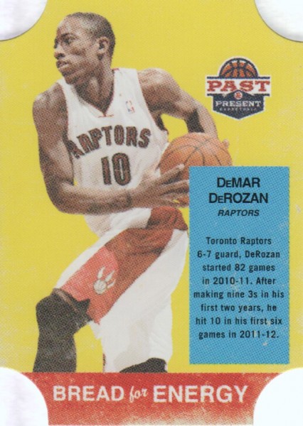 2011-12 Panini Past and Present Bread for Energy #11 DeMar DeRozan