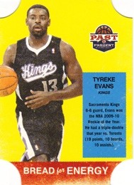 2011-12 Panini Past and Present Bread for Energy #13 Tyreke Evans